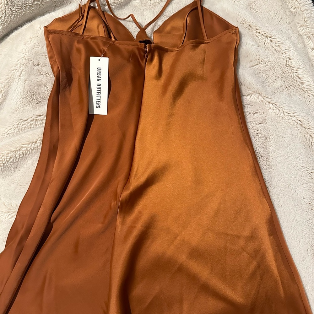 Urban outfitters rust slip dress